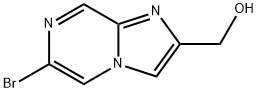 (6-BroMo-iMidazo[1,2-a]pyrazin-2-yl)-Methanol Structure