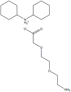 Z-8-AMino-3,6-dioxaoctanoic acid dicyclohexylaMine salt Struktur