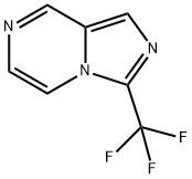 3-(トリフルオロメチル)イミダゾ[1,5-A]ピラジン 化学構造式