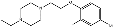 1-(2-(4-broMo-2-fluorophenoxy)ethyl)-4-ethylpiperazine Structure