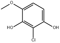 2-chloro-4-Methoxybenzene-1,3-diol Struktur