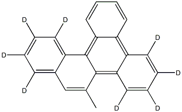 9-Methylbenzo[g]chrysene-d8 Structure