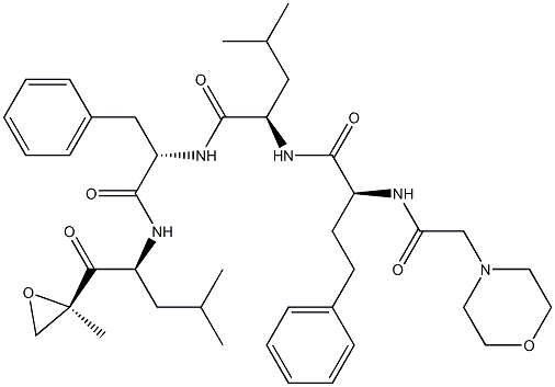 (S)-4-Methyl-N-((R)-1-(((S)-4-Methyl-1-((R)-2-Methyloxiran-2-yl)-1-oxopentan-2-yl)aMino)-1-oxo-3-phenylpropan-2-yl)-2-((S)-2-(2-MorpholinoacetaMido)-4-phenylbutanaMido)pentanaMide|PR-187