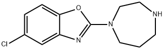 5-CHLORO-2-(1,4-DIAZEPAN-1-YL)BENZO[D]OXAZOLE, 914299-55-1, 结构式