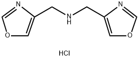 双(噁唑-4-基甲基)胺盐酸盐 结构式