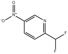 2-(DifluoroMethyl)-5-nitropyridine 化学構造式