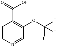 3-(trifluoroMethoxy)isonicotinic acid Struktur
