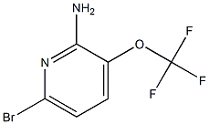 6-bromo-3-(trifluoromethoxy)pyridin-2-amine, 1361825-47-9, 结构式