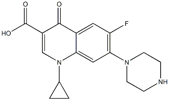 环丙沙星杂质E,,结构式