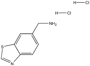 1,3-Benzothiazol-6-ylMethylaMine dihydrochloride, 97% 化学構造式