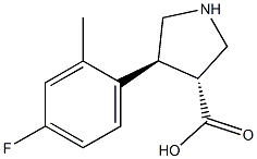 (+/-)-trans-4-(4-fluoro-2-Methyl-phenyl)-pyrrolidine-3-carboxylic acid