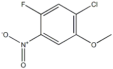 4-Fluoro-3-Nitro-6-chloroanisole Struktur