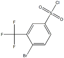 4-BroMo-3-trifluoroMethylbenzensulfonylchloride Structure
