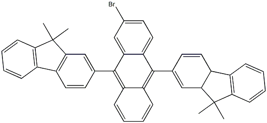 2-broMo-10-(9,9-diMethyl-9,9a-dihydro-4aH-fluoren-2-yl)-9-(9,9-diMethyl-9H-fluoren-2-yl)anthracene