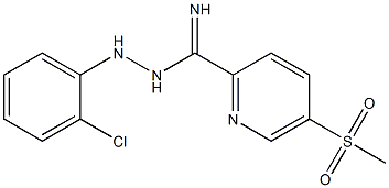 (Z)-N'-(2-chlorophenyl)-5-(Methylsulfonyl)picoliniMidohydrazide