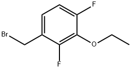 3-エトキシ-2,4-ジフルオロベンジルブロミド 化学構造式