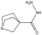 1-Azabicyclo[2.2.1]heptane-4-carbohydrazide Struktur