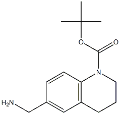 tert-Butyl 6-(aMinoMethyl)-3,4-dihydroquinoline-1(2H)-carboxylate Struktur