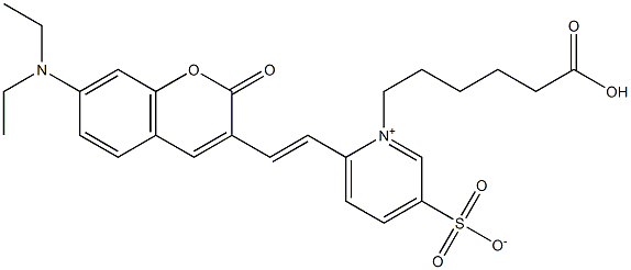 (E)-1-(5-Carboxypentyl)-6-(2-(7-(diethylaMino)-2-oxo-2H-chroMen-3-yl)vinyl)pyridiniuM-3-sulfonate
