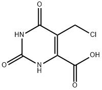 5-(chloroMethyl)-2,6-dioxo-1,2,3,6-tetrahydropyriMidine-4-carboxylic acid,1823343-24-3,结构式