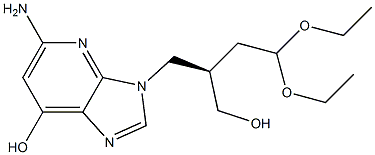 (R)-5-aMino-3-(4,4-diethoxy-2-(hydroxyMethyl)butyl)-3H-iMidazo[4,5-b]pyridin-7-ol Structure