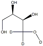 Erythritol -d3 Structure
