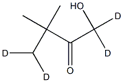 Pinacolone Alcohol-d4 Struktur