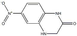 6-硝基-3,4-二氢-2(1H)-喹喔啉酮, , 结构式
