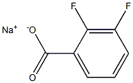 SODIUM 2,3-DIFLUOROBENZOATE Structure