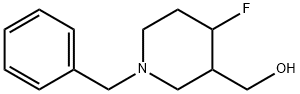 (1-benzyl-4-fluoropiperidin-3-yl)Methanol, 1356338-80-1, 结构式