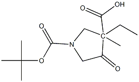 1-tert-butyl 3-ethyl 3-Methyl-4-oxopyrrolidine-1,3-dicarboxylate