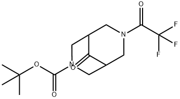 tert-butyl 9-oxo-7-(2,2,2-trifluoroacetyl)-3,7-diaza-bicyclo[3.3.1]nonane-3-carboxylate,1823420-46-7,结构式