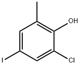 2-chloro-4-iodo-6-Methylphenol Structure