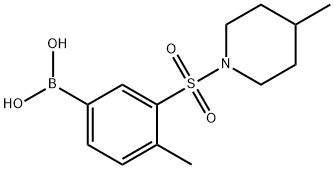 (4-Methyl-3-((4-Methylpiperidin-1-yl)sulfonyl)phenyl)boronic acid|(4-甲基-3-((4-甲基哌啶-1-基)磺酰)苯基)硼酸