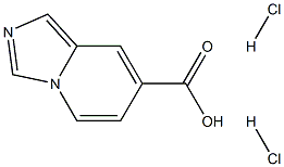 IMidazo[1,5-a]pyridine-7-carboxylic acid dihydrochloride Struktur