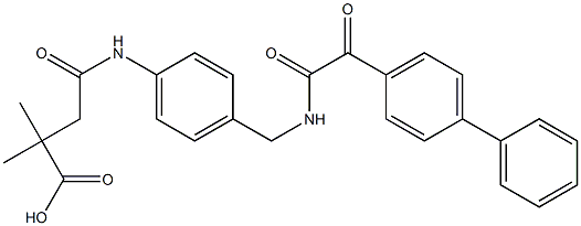 4-((4-((2-([1,1'-biphenyl]-4-yl)-2-oxoacetaMido)Methyl)phenyl)aMino)-2,2-diMethyl-4-oxobutanoic acid