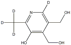 吡哆醇-D4, 2184910-89-0, 结构式