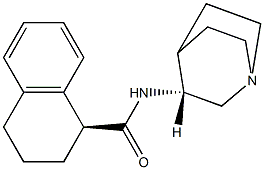 (R)-N-((S)-quinuclidin-3-yl)-1,2,3,4-tetrahydronaphthalene-1-carboxaMide Struktur