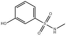 3-ヒドロキシ-N-メチルベンゼンスルホンアミド 化学構造式