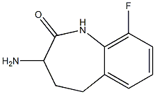 3-AMino-9-fluoro-1,3,4,5-tetrahydro-benzo[b]azepin-2-one,,结构式