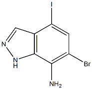 6-broMo-4-iodo-1H-indazol-7-aMine|