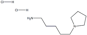 5-(吡咯烷-1-基)戊-1-胺二盐酸盐,1624260-73-6,结构式