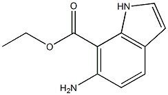 6-AMino-1H-indole-7-carboxylic acid ethyl ester Structure