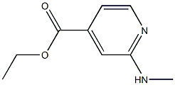 ethyl 2-(MethylaMino)isonicotinate 化学構造式