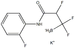 (三氟(3-((2-氟苯基)氨基)-3-羰基丙基)硼酸钾,1705578-28-4,结构式