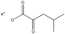 Α-酮基异己酸钾盐 结构式