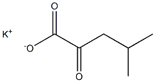 Α-酮基异己酸钾盐,,结构式