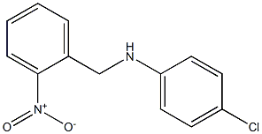 4-chloro-N-[(2-nitrophenyl)methyl]aniline Structure