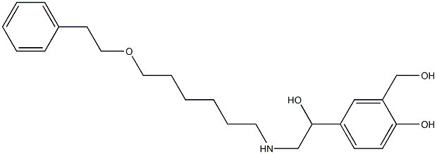 昔萘酸沙美特罗,,结构式