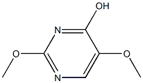 2,5-diMethoxypyriMidin-4-ol Structure
